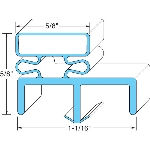 003723 Nor-Lake - High-Quality Door Gasket Replacement 003723 Nor-Lake - High-Quality Door Gasket Replacement